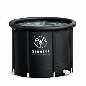 Zennest Standard Cylinder 90-Gallon Cold Plunge — Compact, Insulated