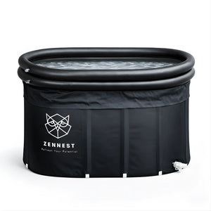 Zennest Standard Oval 150-Gallon Cold Plunge — Full-Body Comfort