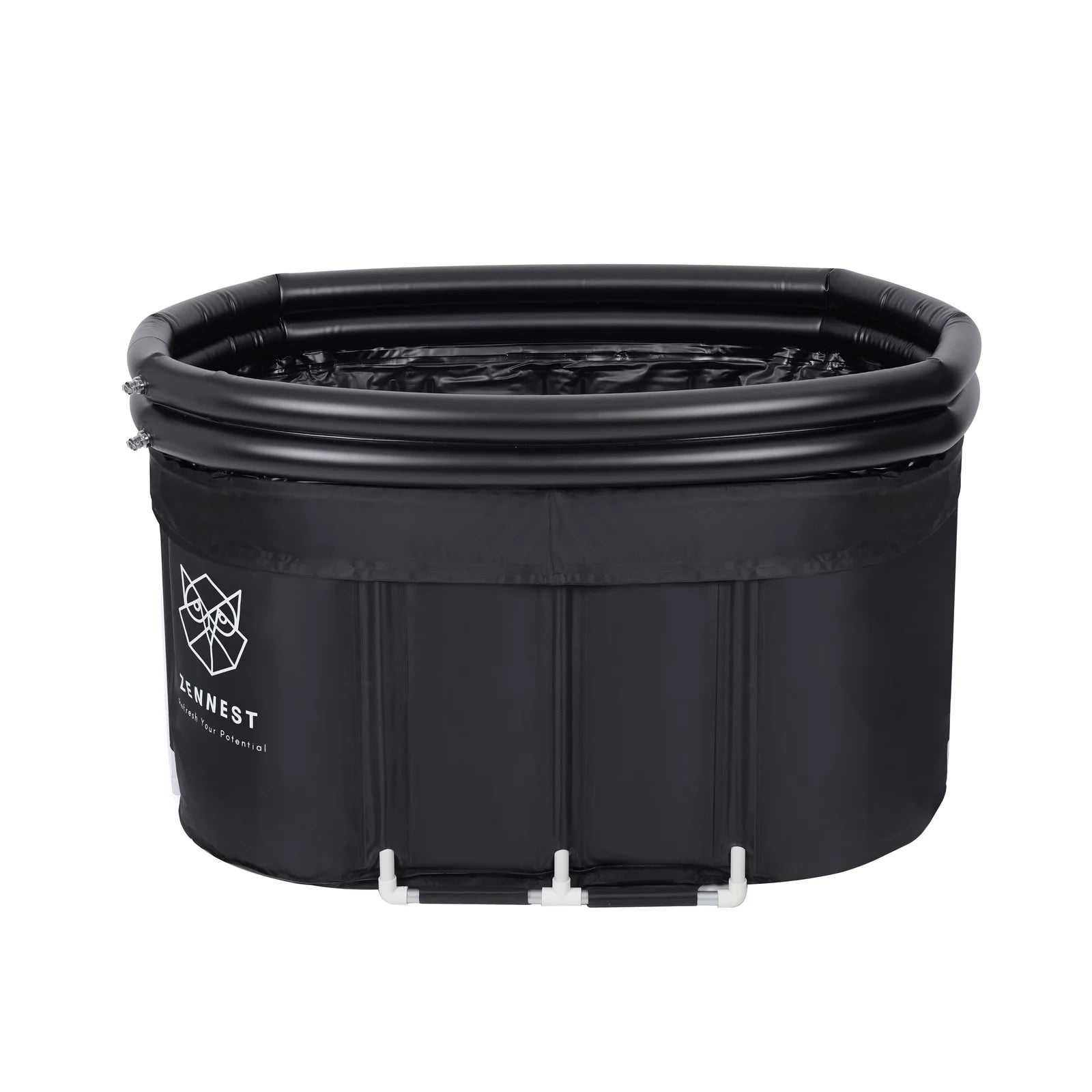 Zennest Oval 150 oval cold plunge tub, studio photo
